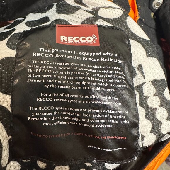 Volcom Nimbus Snow Pants Men's Large Orange Snowboard Gore-Tex Recco - Picture 10 of 10